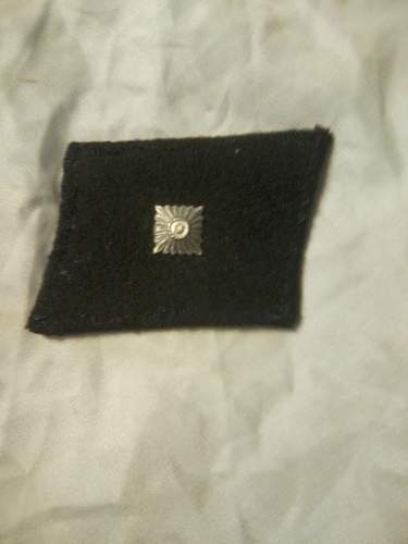 SS Unterscharfuhrer Rank collar Tab