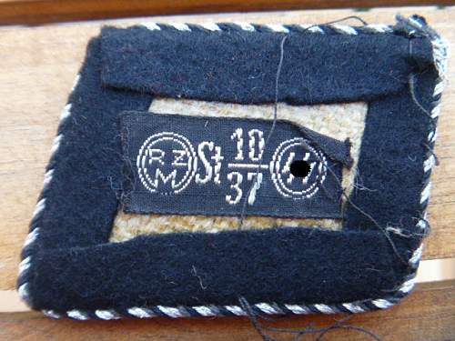 SS Standarte 58 Collar Tab