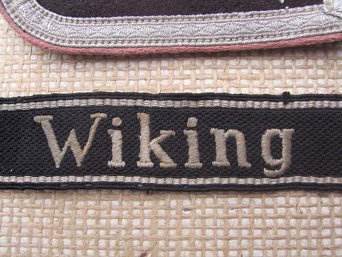 Wiking cufftitle and OScha boards