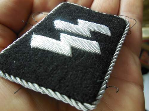 SS Officers collar tab: good or not?
