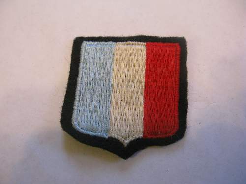 Italian and France volunteer patches