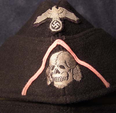 My SS panzer overseas cap with waffenfarbe