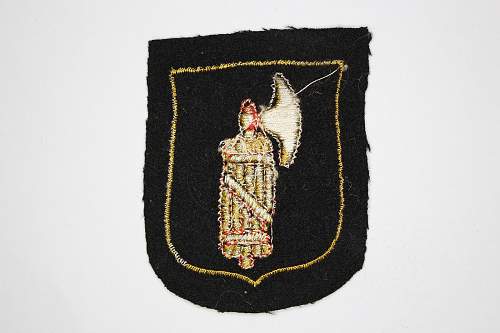 Italian ss sleeve patch