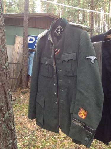 Finnish SS volunteer tunic and much Finnish and Soviet gear found!