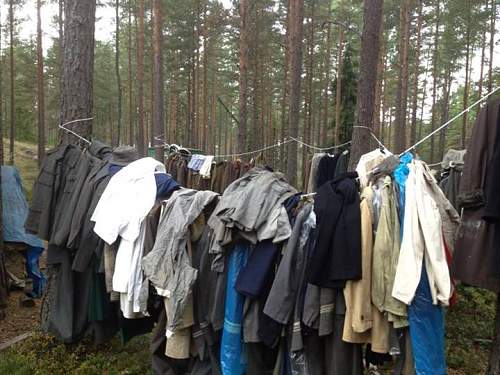 Finnish SS volunteer tunic and much Finnish and Soviet gear found!