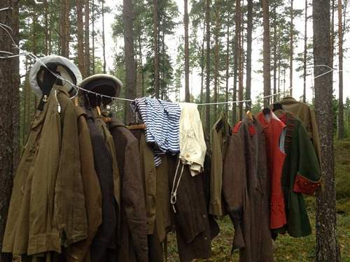 Finnish SS volunteer tunic and much Finnish and Soviet gear found!