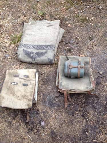 Finnish SS volunteer tunic and much Finnish and Soviet gear found!