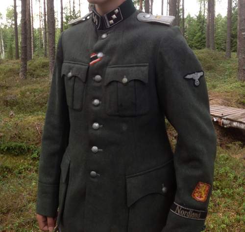 Finnish SS volunteer tunic and much Finnish and Soviet gear found!