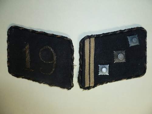 SS collar patches and more.