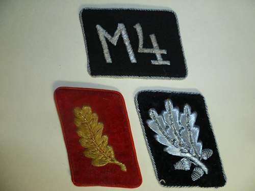 SS collar patches and more.