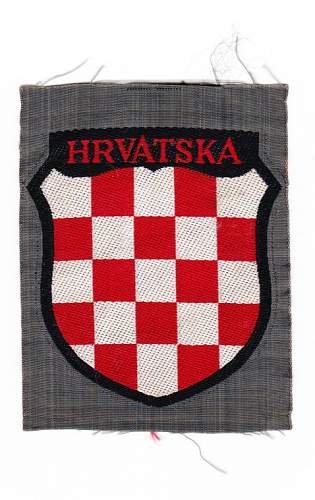 Croation volunteers badge