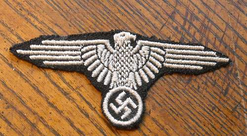Dachau SS sleeve eagle??
