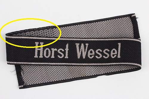 SS cufftitle Horst Wessel