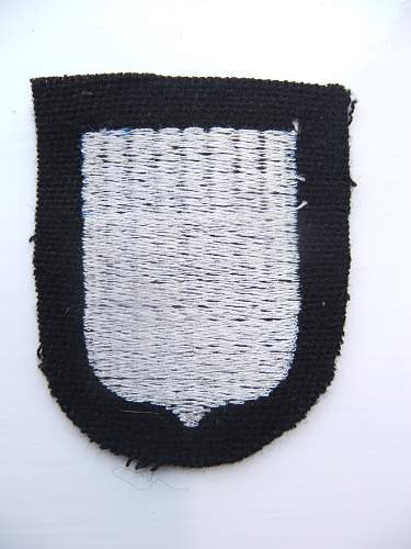 Latvian and Estonian SS Dachau shields - copy/reproduction or original