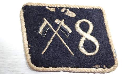 early Allgemeine cavalry tab