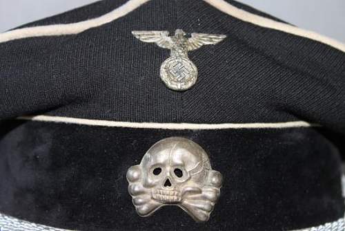 Early Leather Peaked SS Cap