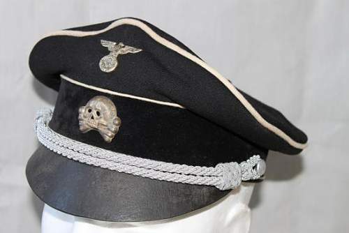 Early Leather Peaked SS Cap