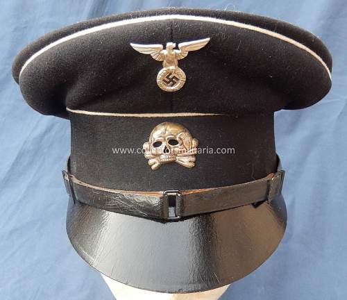 Early Leather Peaked SS Cap