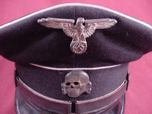 Early Leather Peaked SS Cap