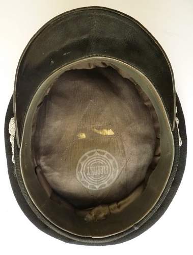 Early Leather Peaked SS Cap