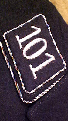 ss runes on breast police tunic