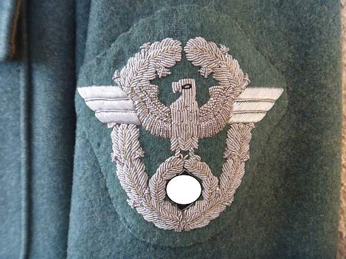 leutnant police ss tunic