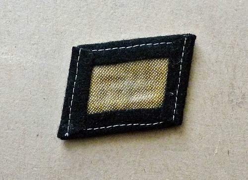 Latvian SS Double Swastika Collar Tab - Original/Fake?