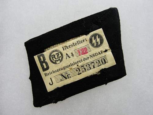 Ss collar tab.