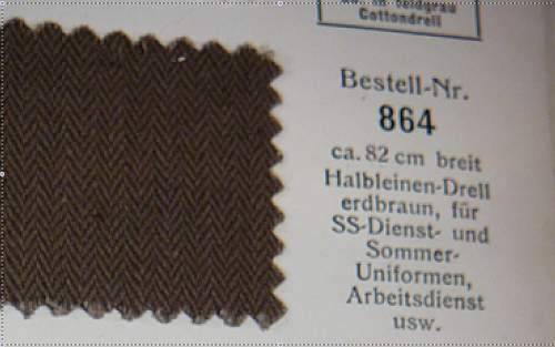 Erdbraun textile sample