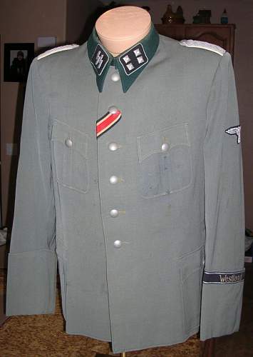 W-SS Tunic for a Sturmbannführer from Rgt Westland