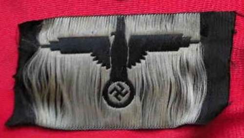 SS deaths head cloth insignia.