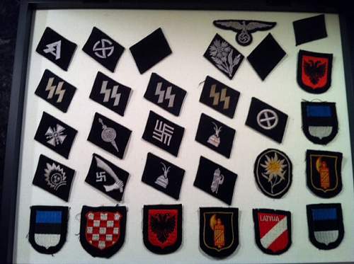 Some of my SS insignia...Enjoy! More to come...