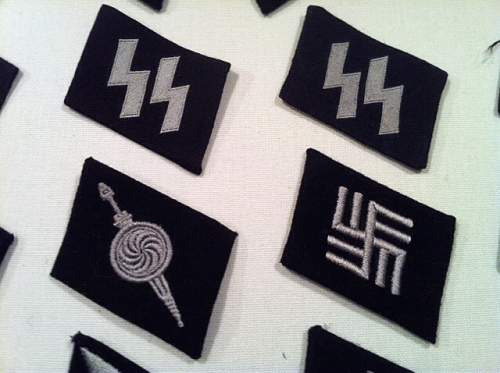 Some of my SS insignia...Enjoy! More to come...