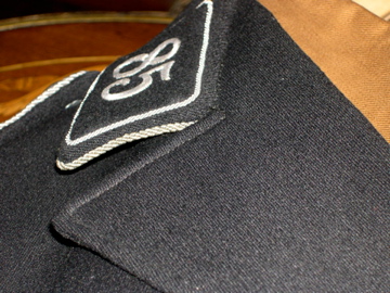 Black SS cap, restoration of RZM tag.