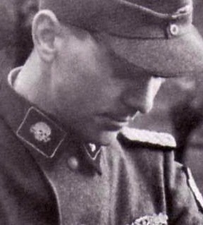 Pumkin head SS Totenkopf collar tab