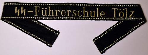 SS-Führerschule Tölz Armband