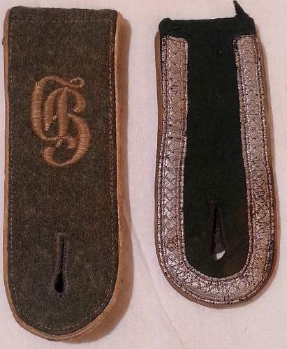 Need Help on Authenticating and Valuing SS Cufftitles and Shoulder Boards