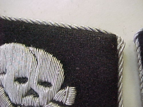 Totenkopf collar tabs