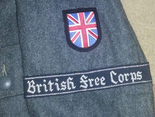 Need opinions on British Free Corp SS tunic...