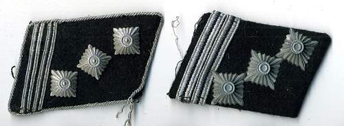 Totenkopf collar tabs