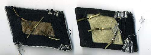 Totenkopf collar tabs