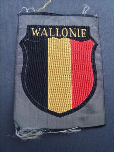 Belgian Wallonien SS Freiwillig Shield - REAL or FAKE?