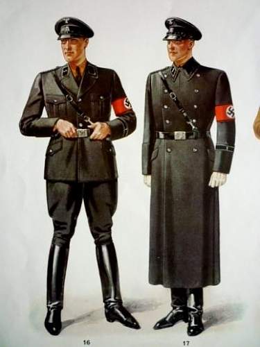 schwarze Uniform, Allgem. Sta. 1, Muenchen