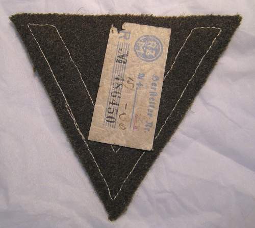 SS 1st Class Marksmanship Sleeve Diamond