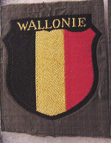 Belgian Wallonien SS Freiwillig Shield - REAL or FAKE?