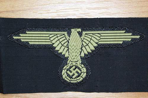 SS Totenkopf Collar Tab, SS Tropical Sleeve Eagle and Panzer BeVo Breast Eagle