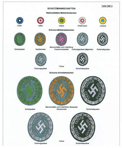 Schuma Cloth insignia , Uniforms, Schuma Items