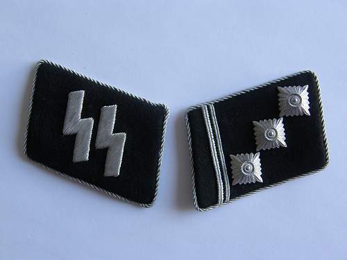 Obersturmführer Collar Tabs