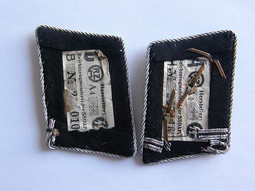 Obersturmführer Collar Tabs