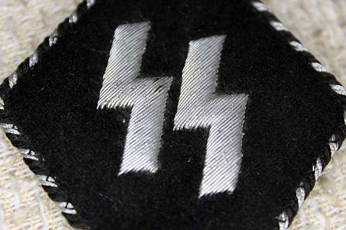 Waffen SS sleeve diamond - Original/Fake